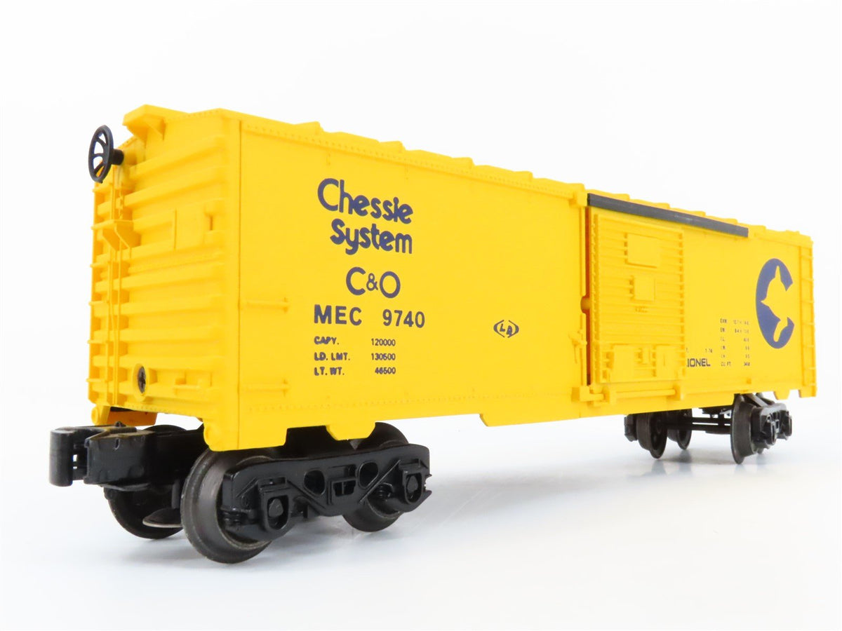 O Gauge 3-Rail Lionel 6-9740 MEC C&amp;O Chessie System Single Door Box Car #9740