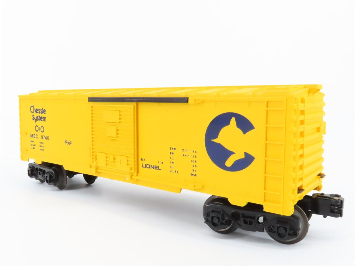 O Gauge 3-Rail Lionel 6-9740 MEC C&amp;O Chessie System Single Door Box Car #9740