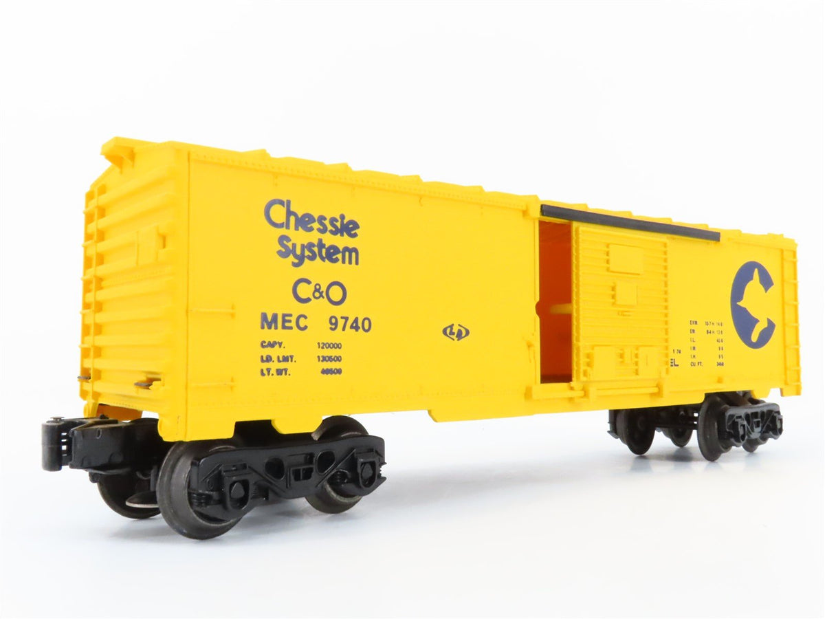 O Gauge 3-Rail Lionel 6-9740 MEC C&amp;O Chessie System Single Door Box Car #9740
