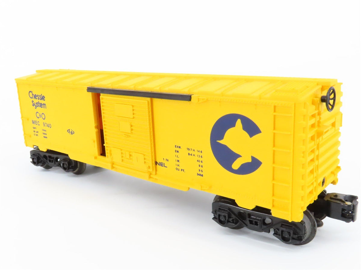 O Gauge 3-Rail Lionel 6-9740 MEC C&amp;O Chessie System Single Door Box Car #9740