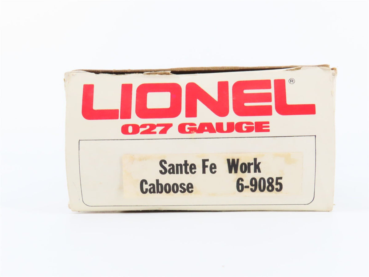 O Gauge 3-Rail Lionel 6-9085 ATSF Santa Fe Railroad Work Caboose #9085 w/ Loads