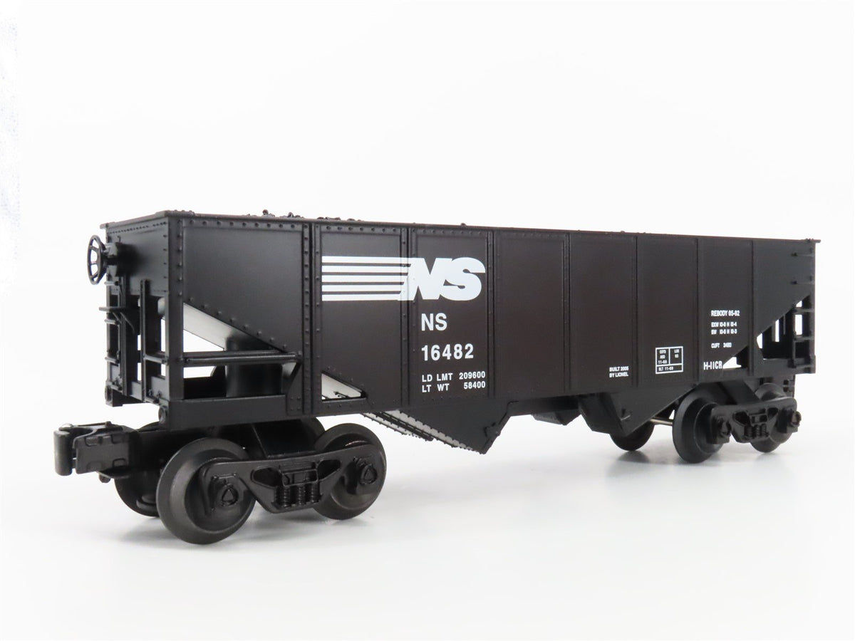 O Gauge 3-Rail Lionel 6-16482 NS Norfolk Southern Hopper #16482 w/Coal Load