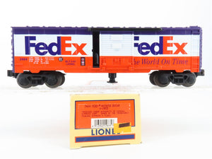 O Gauge 3-Rail Lionel 6-19835 3464X FedEx Animated Boxcar #3464