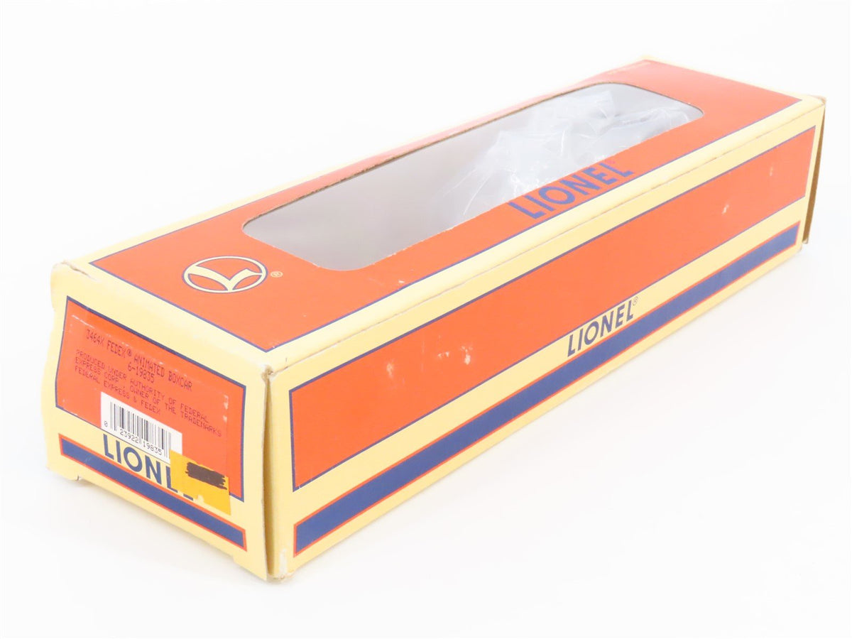 O Gauge 3-Rail Lionel 6-19835 3464X FedEx Animated Boxcar #3464