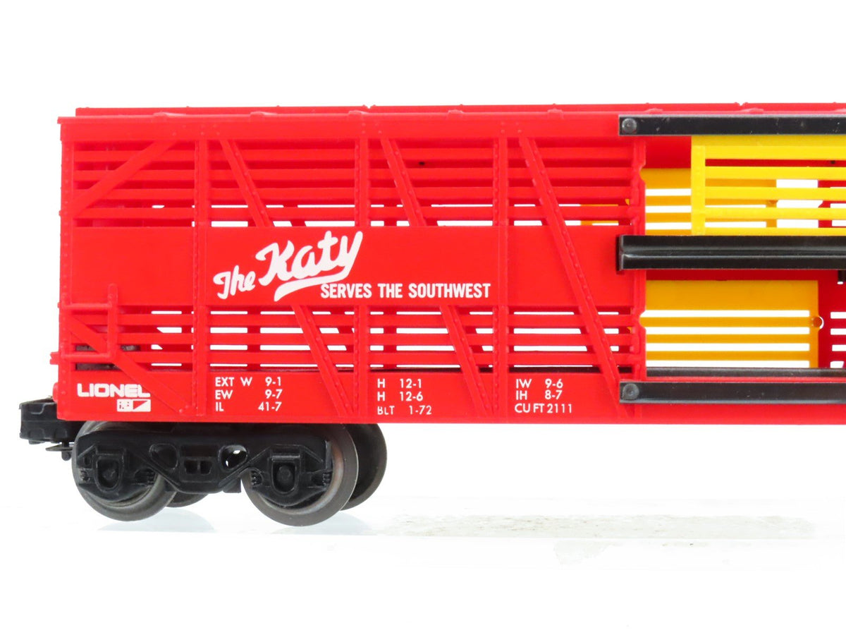 O Gauge 3-Rail Lionel 6-9707 M-K-T Katy Stock Car #9707