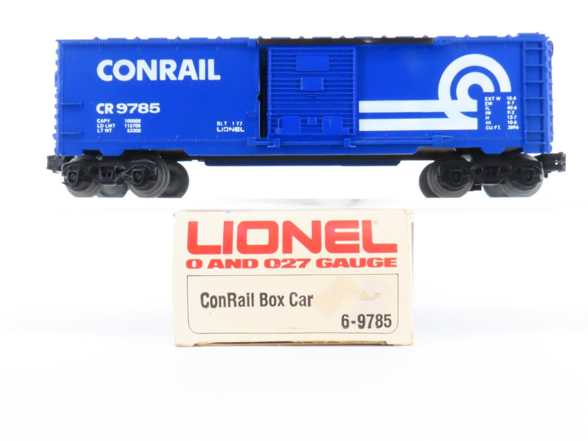 O Gauge 3-Rail Lionel 6-9785 CR Conrail Single Door Box Car #9785