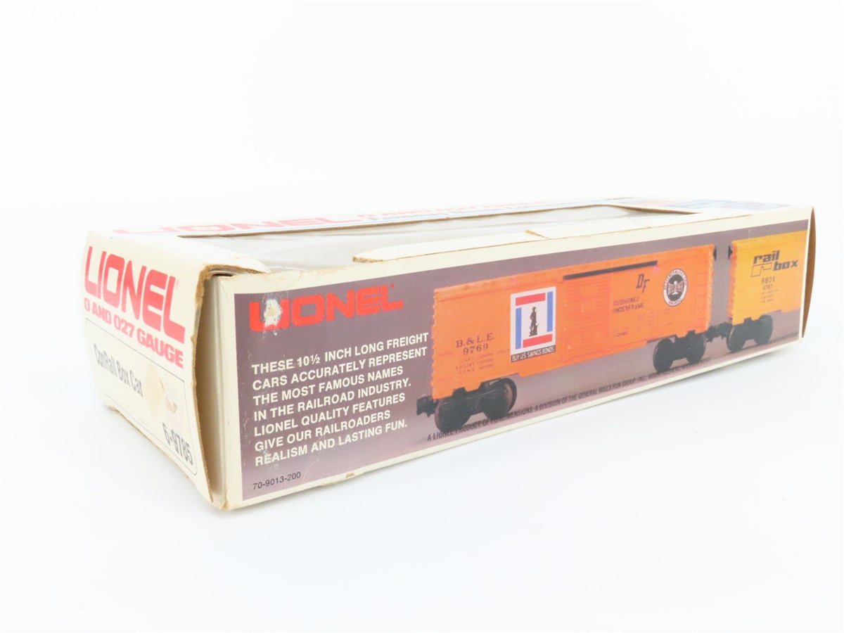 O Gauge 3-Rail Lionel 6-9785 CR Conrail Single Door Box Car #9785