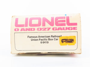 O Gauge 3-Rail Lionel 6-9419 UP Union Pacific Single Door Box Car #9785