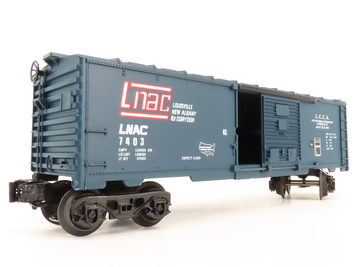 O Gauge 3-Rail Lionel 6-7403 LCCA LNAC Railroad Single Door Box Car #7403