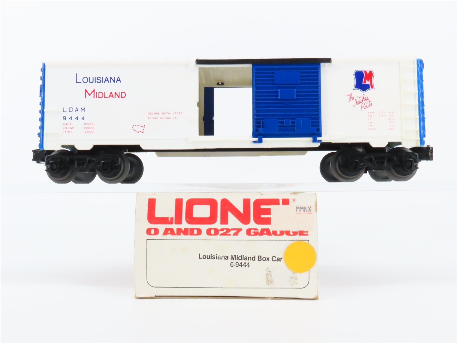 O Gauge 3-Rail Lionel 6-9444 LDAM The Natchez Route Single Door Box Car #9444