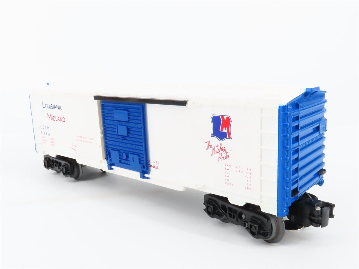 O Gauge 3-Rail Lionel 6-9444 LDAM The Natchez Route Single Door Box Car #9444