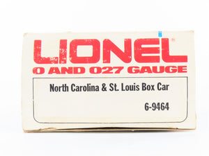 O Gauge 3-Rail Lionel 6-9464 NC&STL Dixieland Single Door Box Car #9464