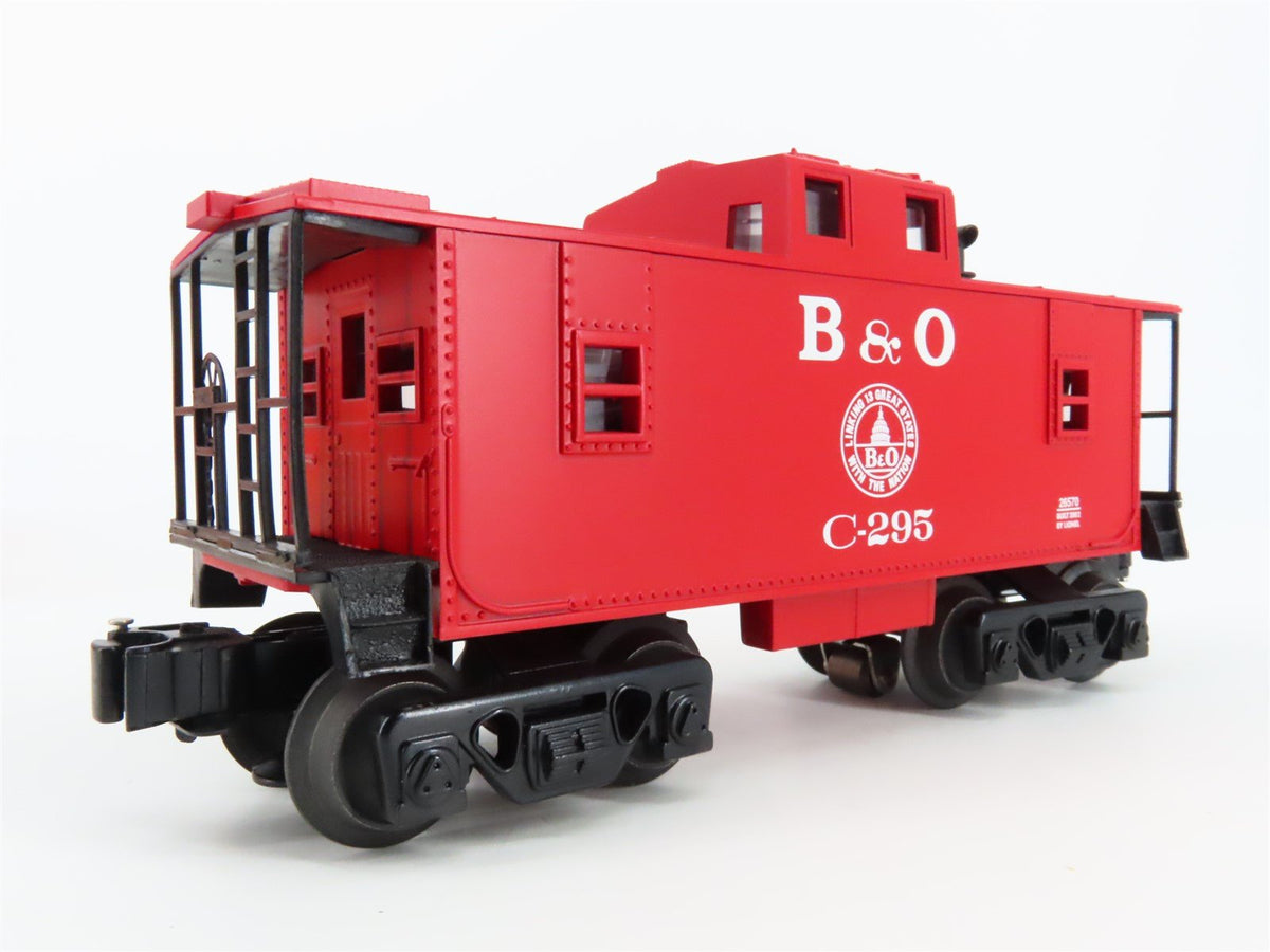 O Gauge 3-Rail Lionel 6-26570 B&amp;O Baltimore &amp; Ohio Caboose #C-295 w/Lights