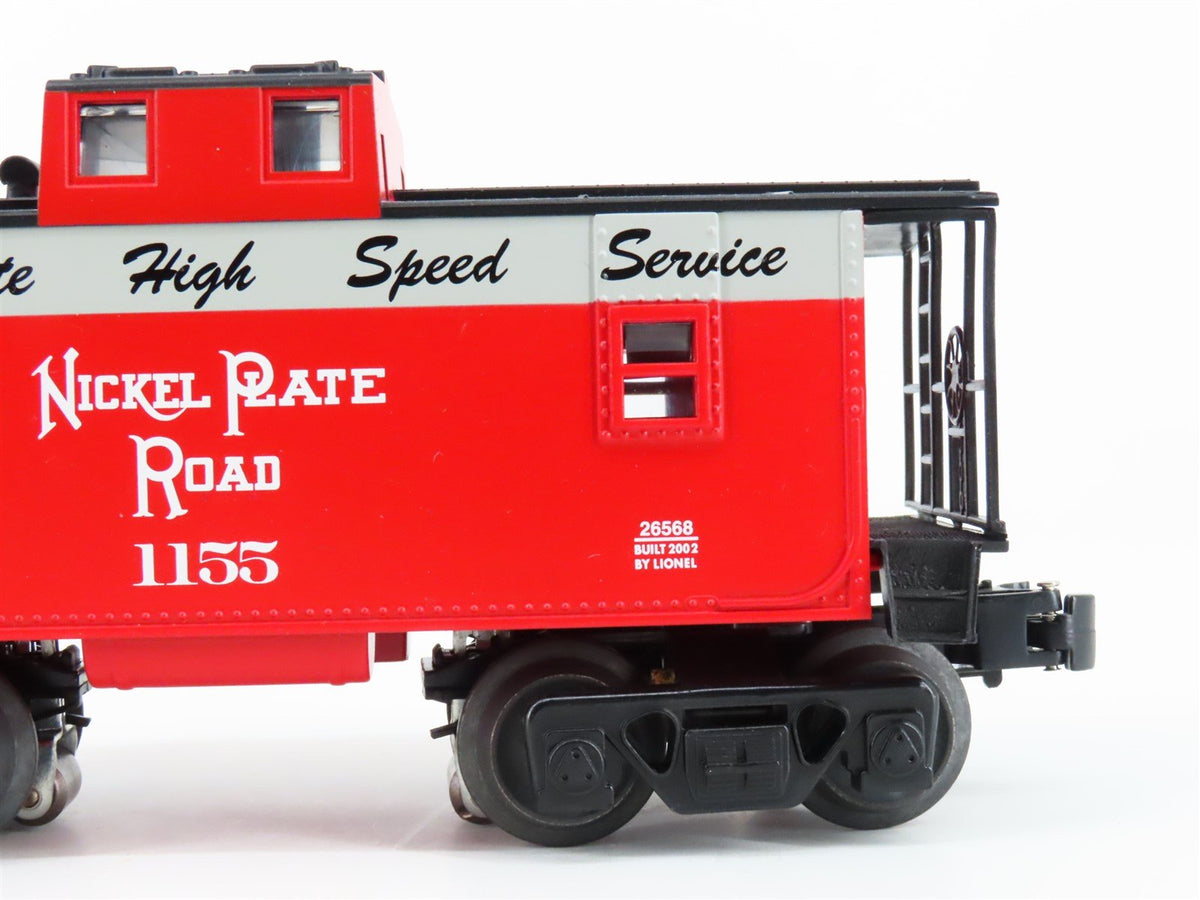 O Gauge 3-Rail Lionel 6-26568 NKP Nickel Plate Road Caboose #1155 w/Lights