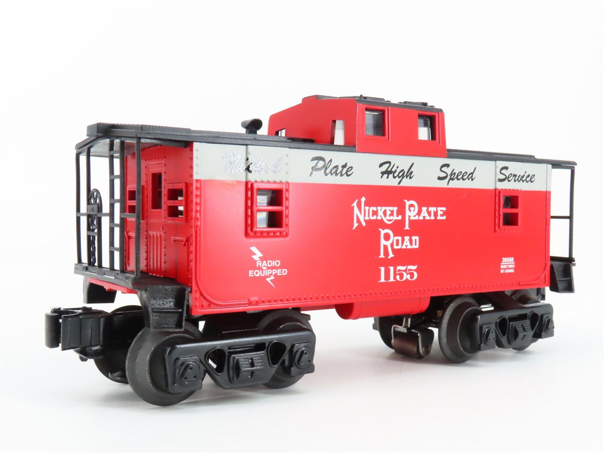 O Gauge 3-Rail Lionel 6-26568 NKP Nickel Plate Road Caboose #1155 w/Lights