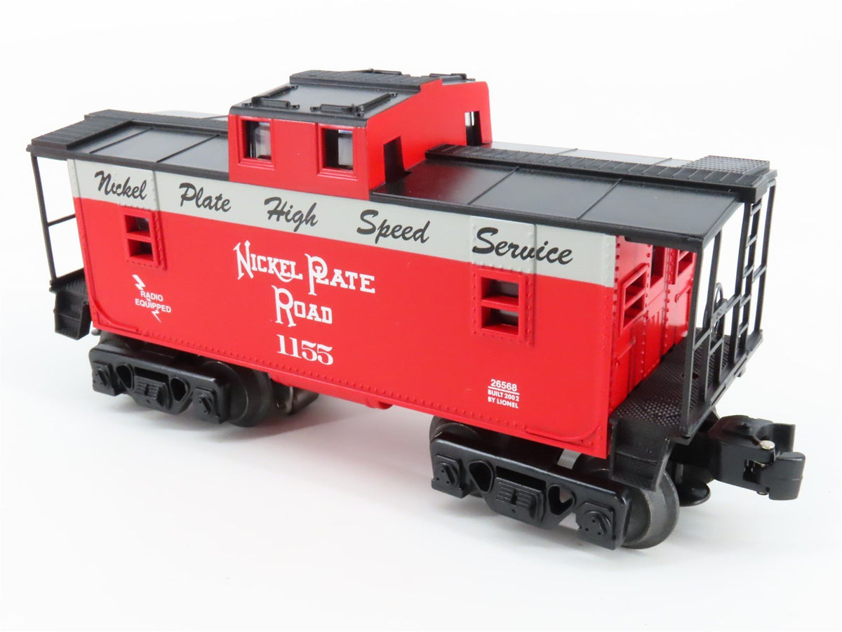 O Gauge 3-Rail Lionel 6-26568 NKP Nickel Plate Road Caboose #1155 w/Lights