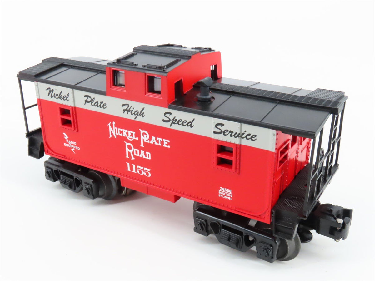 O Gauge 3-Rail Lionel 6-26568 NKP Nickel Plate Road Caboose #1155 w/Lights