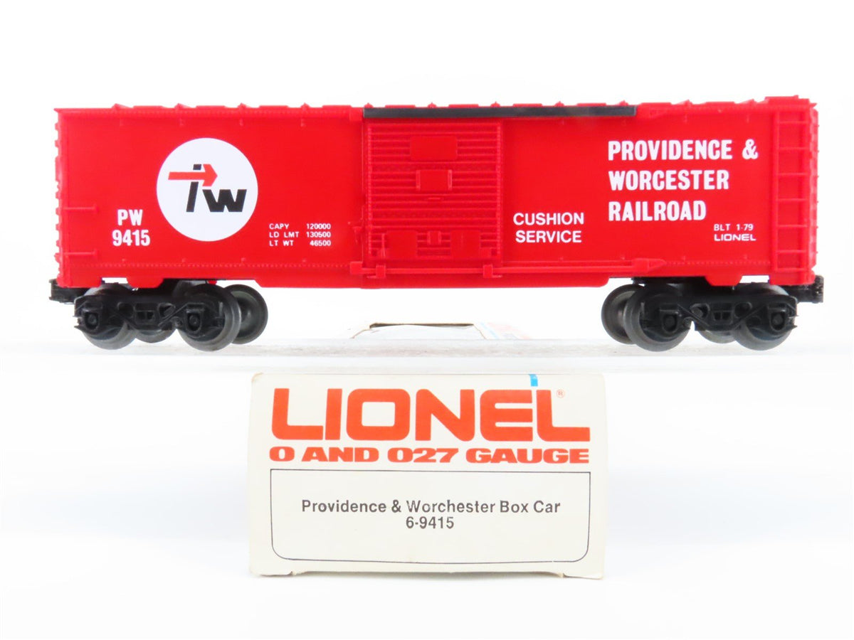 O Gauge 3-Rail Lionel 6-9415 PW Providence &amp; Worcester Single Door Box Car #9415