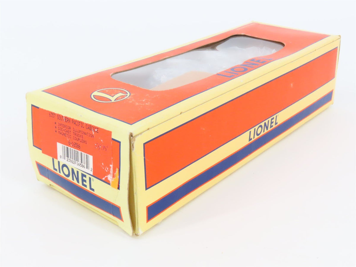 O Gauge 3-Rail Lionel 6-16586 6357 SP Southern Pacific Caboose #6357 wLights