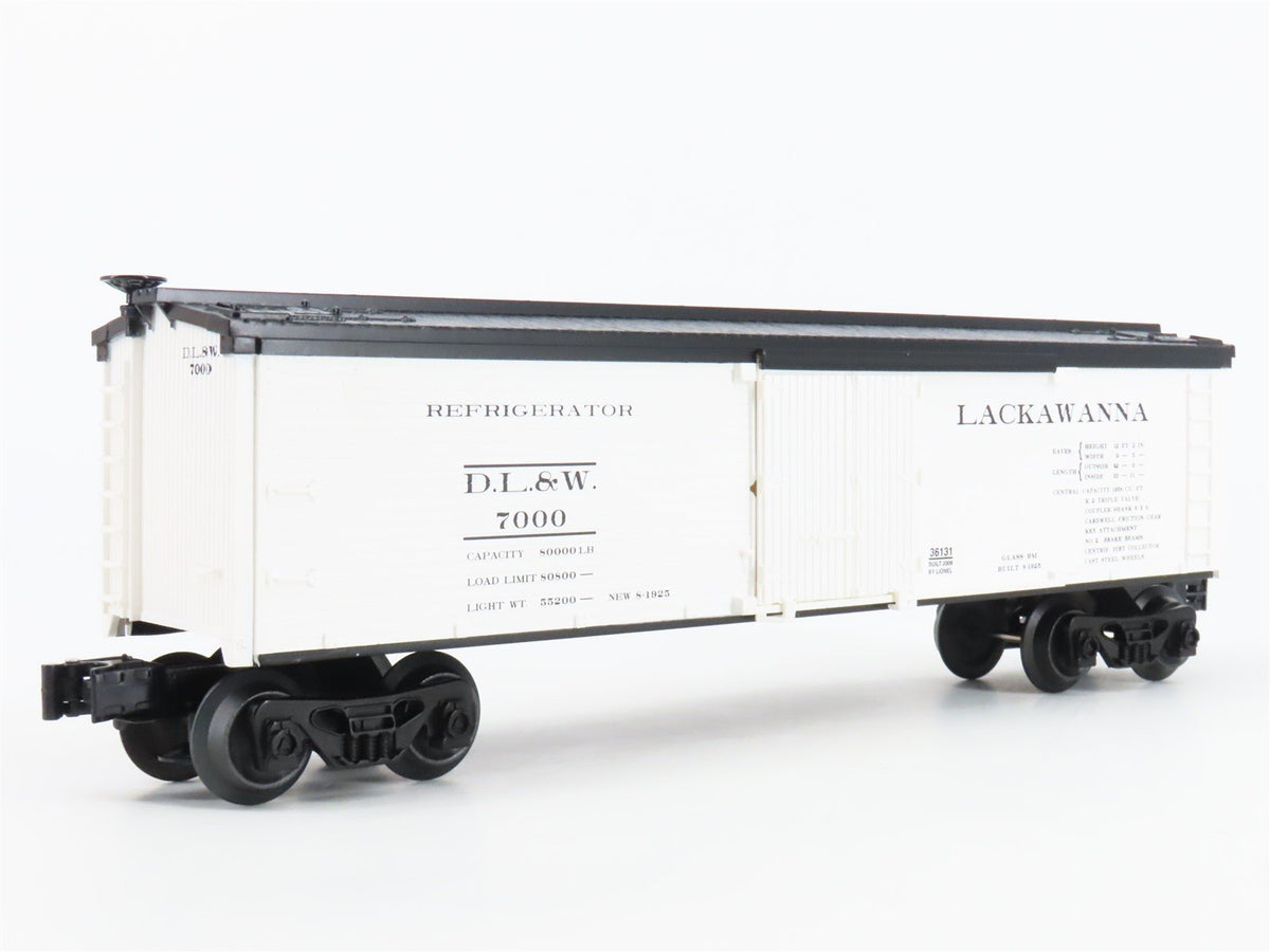 O Gauge 3-Rail Lionel 6-36131 DLW Lackawanna Woodsided Reefer #7000