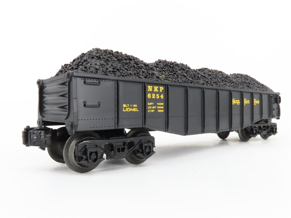 O Gauge 3-Rail Lionel 6-6254 NKP Nickel Plate Road Gondola #6254 w/ Load