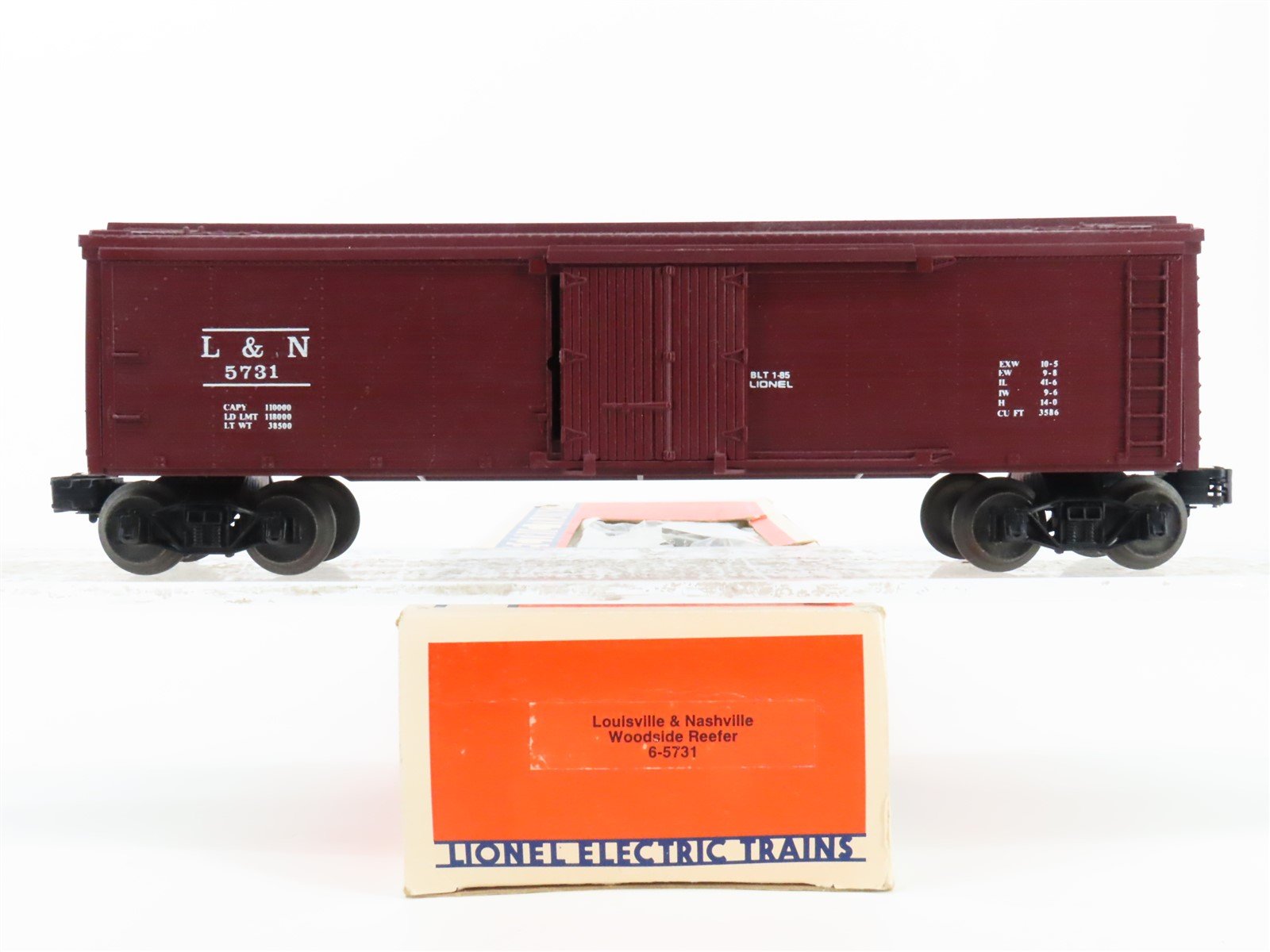 O Gauge 3-Rail Lionel 6-5731 L&N Louisville & Nashville Woodsided Reefer #5731