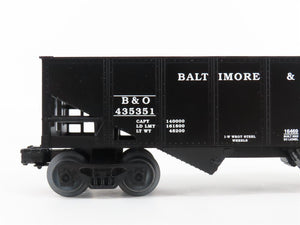 O 3-Rail Lionel 6-16469 B&O Baltimore & Ohio Starter 2-Bay Hopper Car #435351