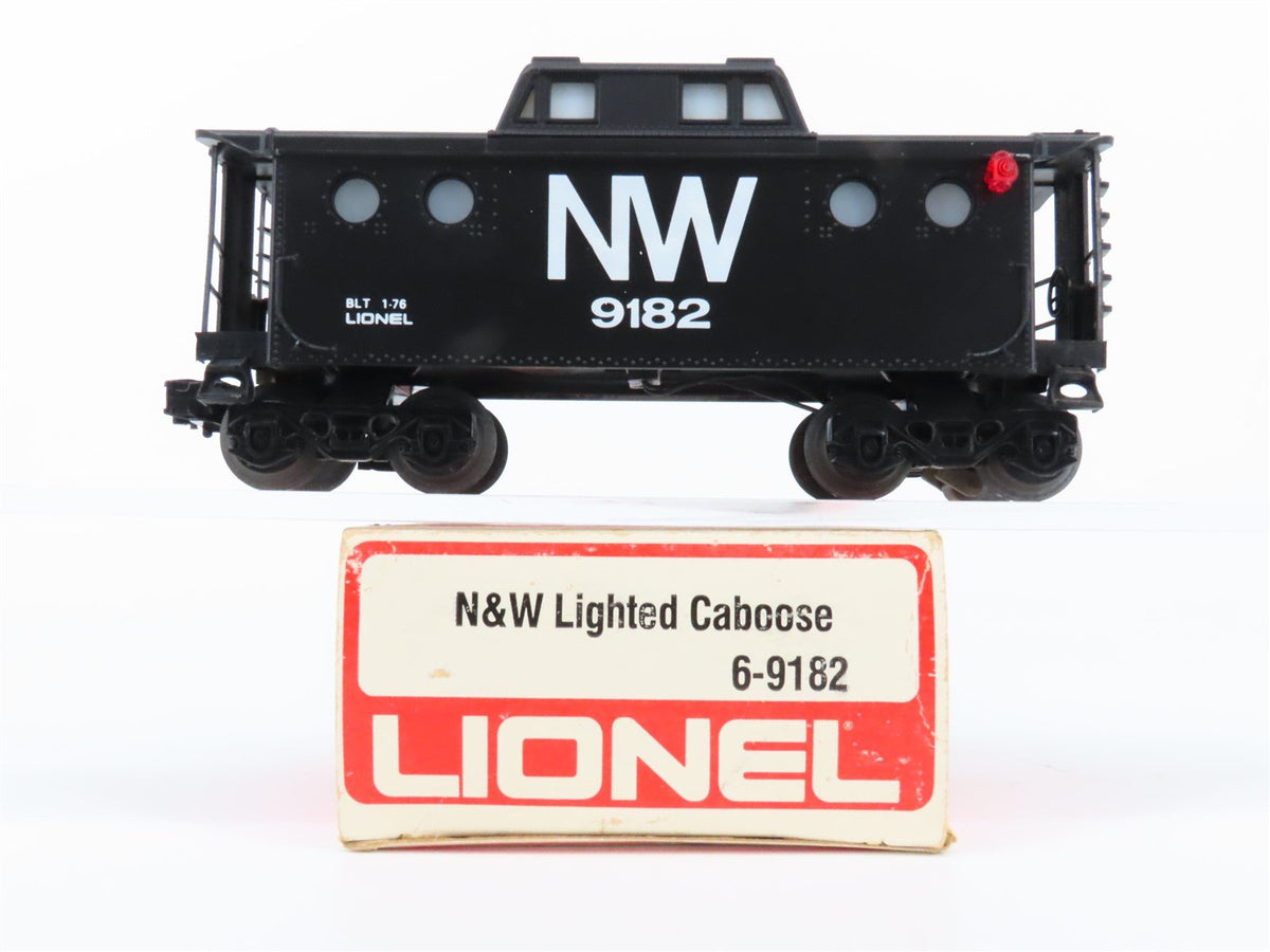 O Gauge 3-Rail Lionel 6-9182 NW Norfolk &amp; Western Caboose #9182 - Lighted