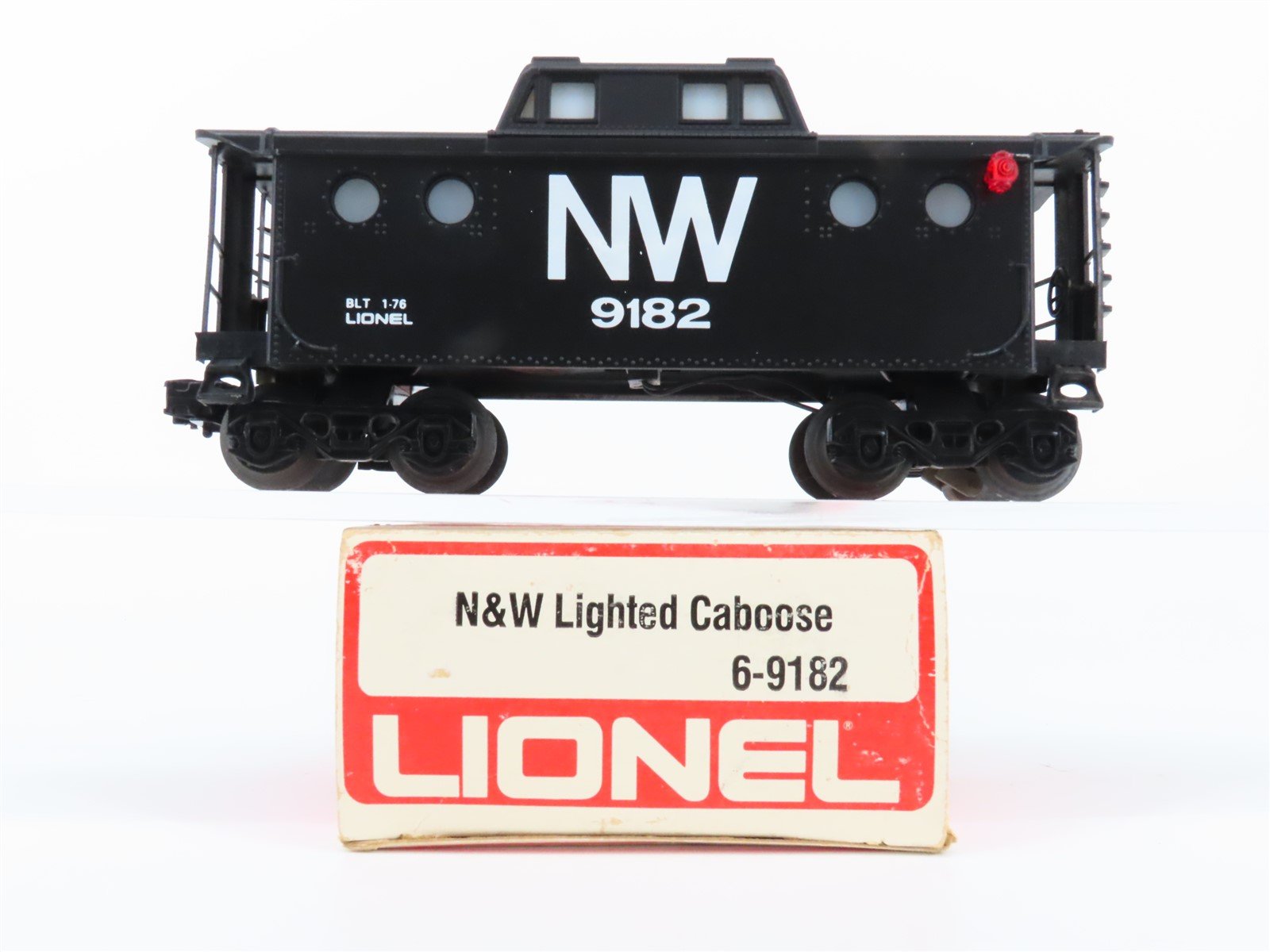 O Gauge 3-Rail Lionel 6-9182 NW Norfolk & Western Caboose #9182 - Lighted