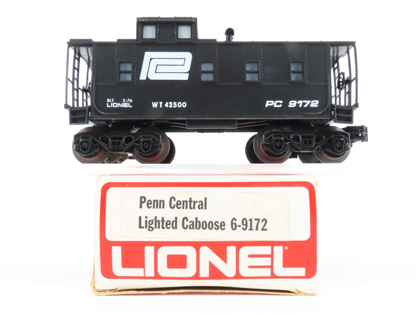 O Gauge 3-Rail Lionel 6-9172 PC Penn Central Railroad Caboose #9172 - Lighted