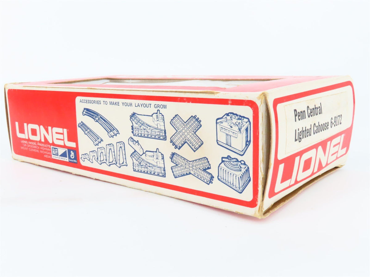 O Gauge 3-Rail Lionel 6-9172 PC Penn Central Railroad Caboose #9172 - Lighted