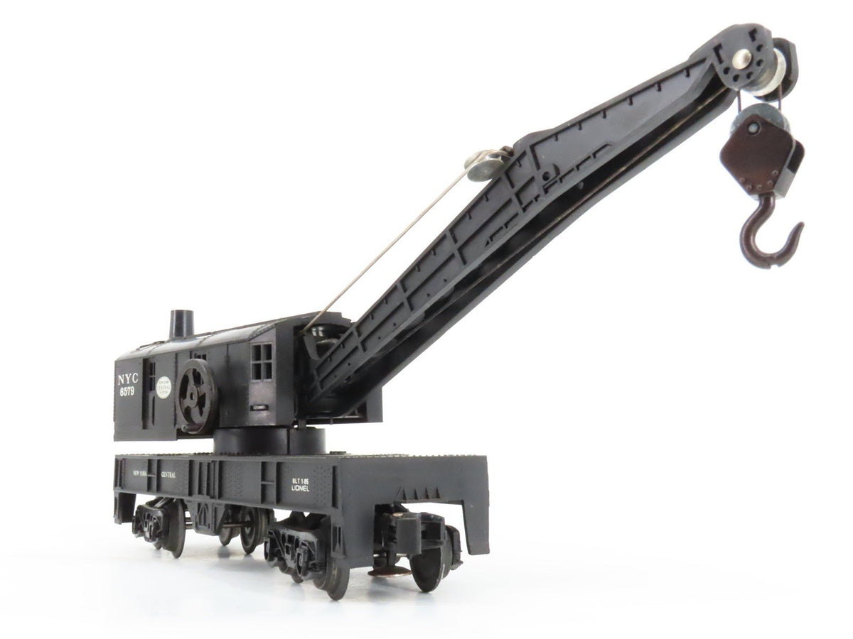 O Gauge 3-Rail Lionel 6-6579 NYC New York Central 4-Wheel Crane Car #6579