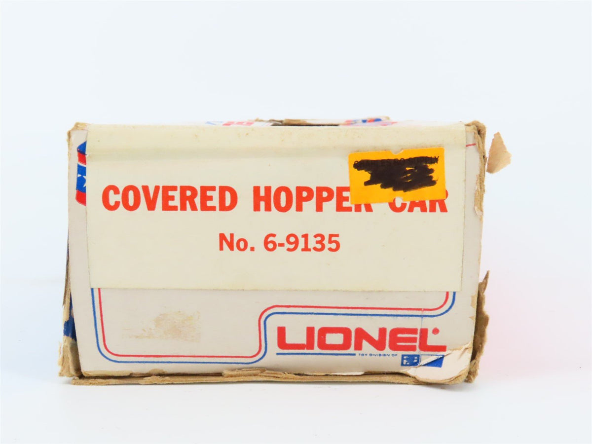 O Gauge 3-Rail Lionel 6-9135 N&amp;W Norfolk &amp; Western Covered 4-Bay Hopper #9135