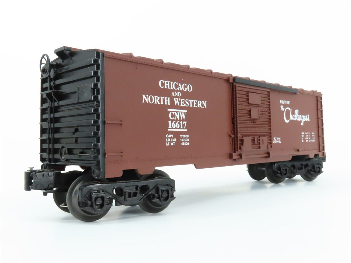 O Gauge 3-Rail Lionel 6-16617 CNW Route of the Challengers Box Car #16617