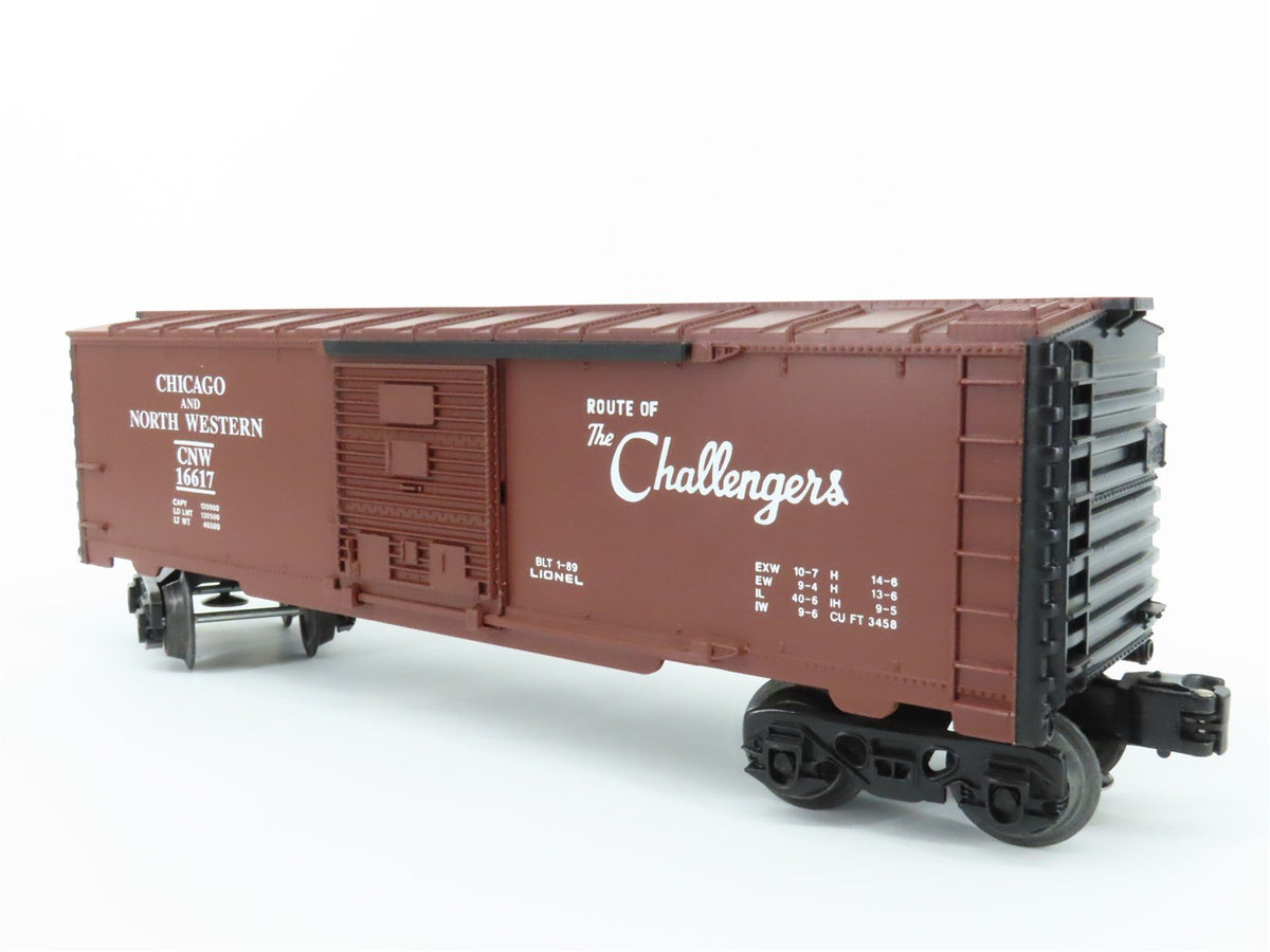 O Gauge 3-Rail Lionel 6-16617 CNW Route of the Challengers Box Car #16617
