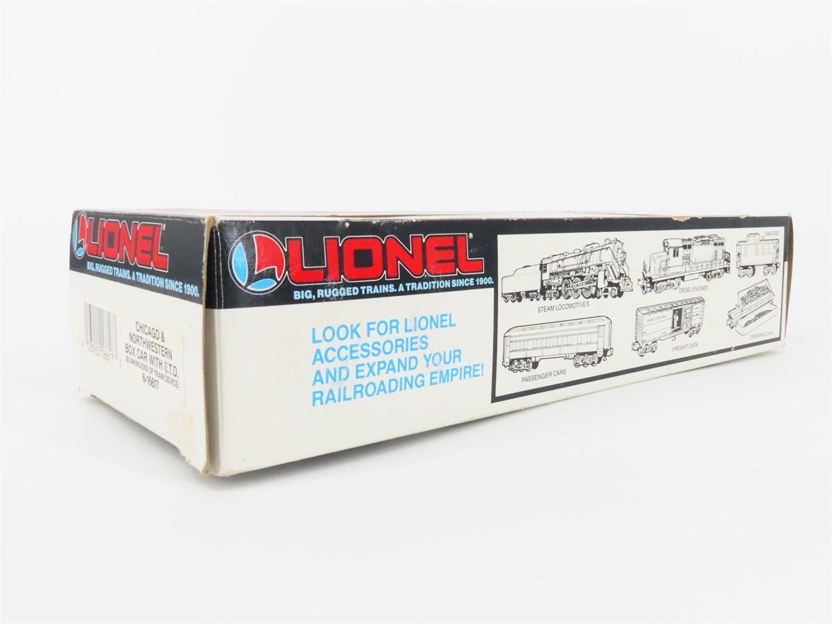 O Gauge 3-Rail Lionel 6-16617 CNW Route of the Challengers Box Car #16617