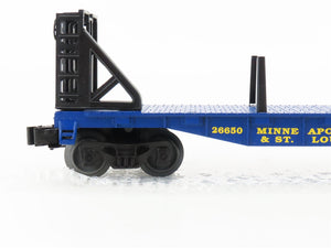 O 3-Rail Lionel 6-30157 M&StL/EL Railway Gondola & Flatcar w/Loads 2-Pack