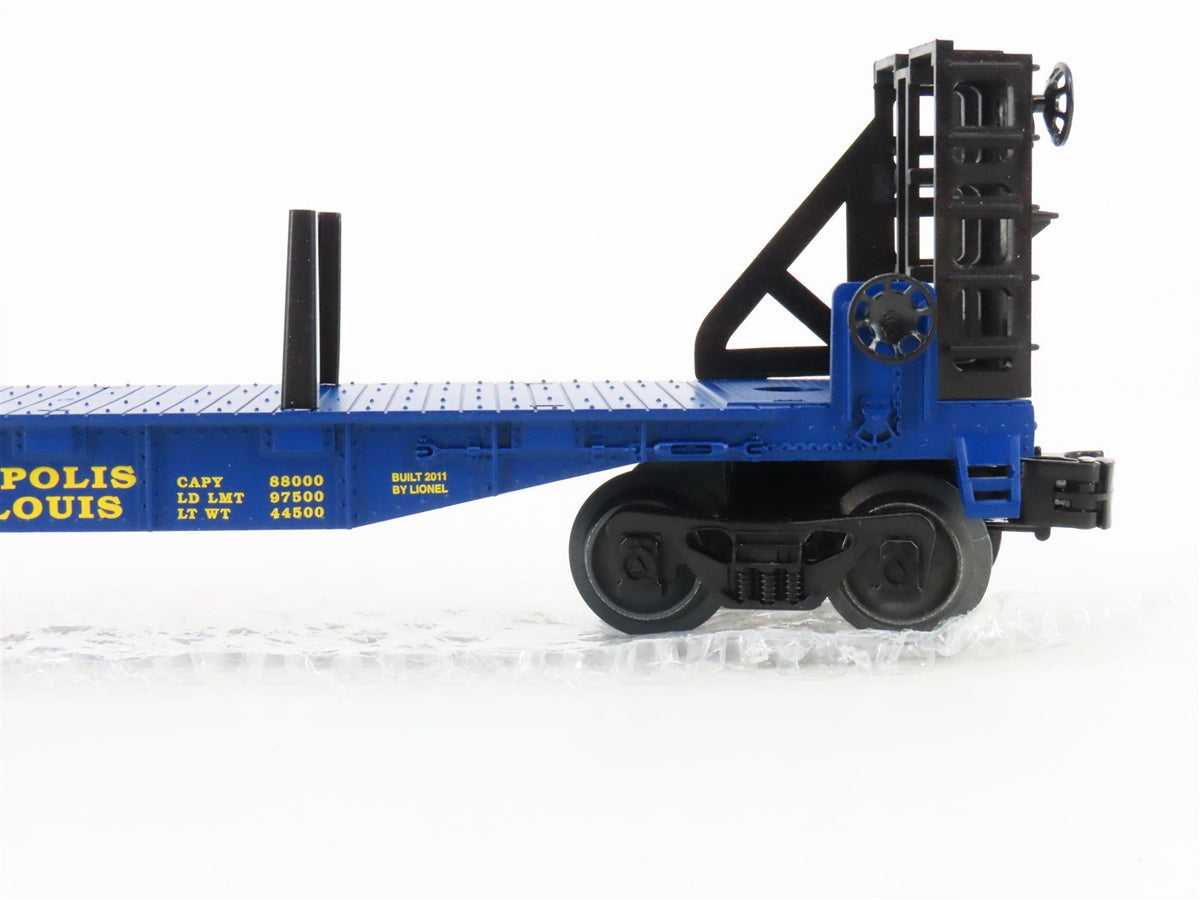 O 3-Rail Lionel 6-30157 M&amp;StL/EL Railway Gondola &amp; Flatcar w/Loads 2-Pack