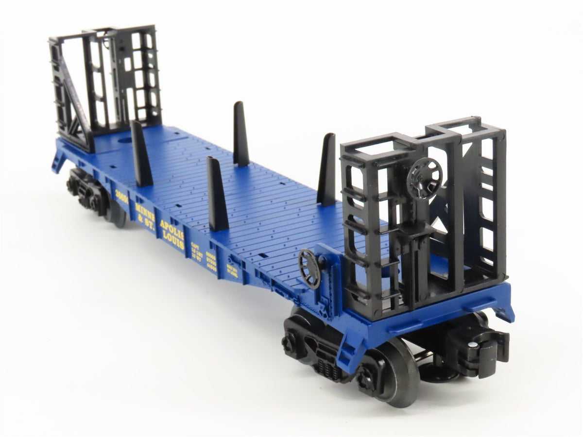 O 3-Rail Lionel 6-30157 M&amp;StL/EL Railway Gondola &amp; Flatcar w/Loads 2-Pack