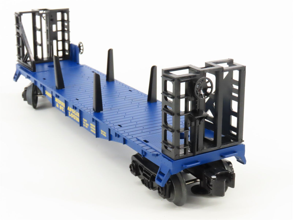 O 3-Rail Lionel 6-30157 M&amp;StL/EL Railway Gondola &amp; Flatcar w/Loads 2-Pack