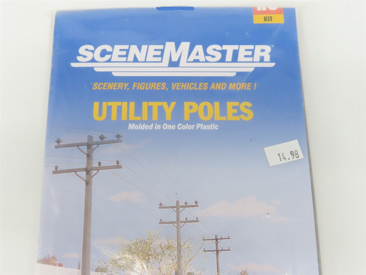 LOT of 10 HO Scale Atlas/Walthers/AMModel Utility Poles/Fence/Building Packs