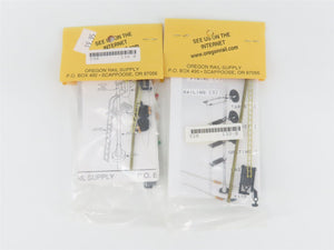 LOT of 10 HO Scale Atlas/Walthers/AMModel Utility Poles/Fence/Building Packs