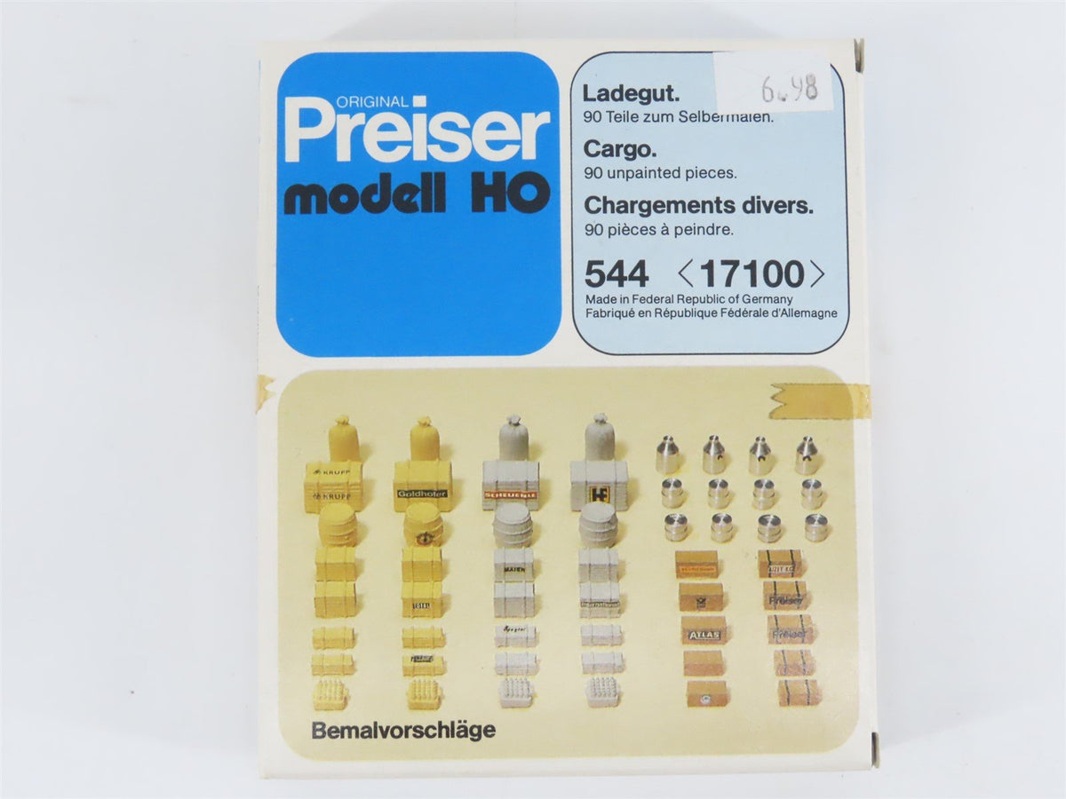 LOT of 4 HO Scale Preiser Four-Way Palettes/Cargo/Office Equipment Packs