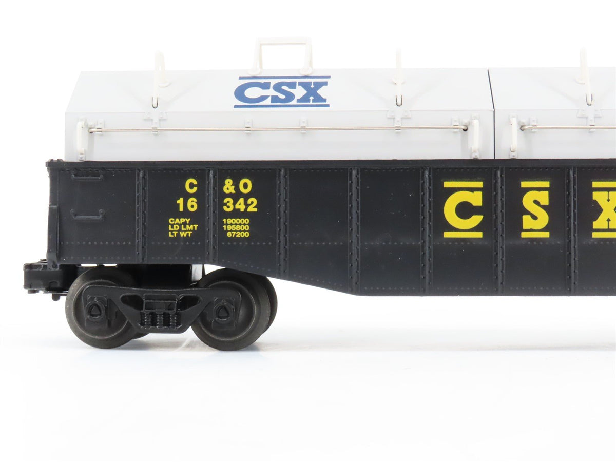 O Gauge 3-Rail Lionel 6-16342 CSX Gondola #16342 w/ Coil Covers