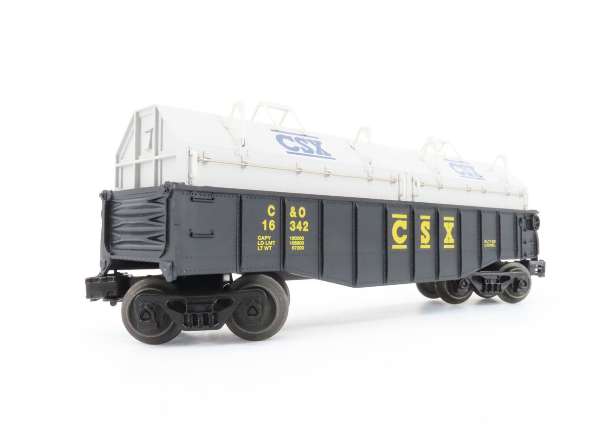 O Gauge 3-Rail Lionel 6-16342 CSX Gondola #16342 w/ Coil Covers