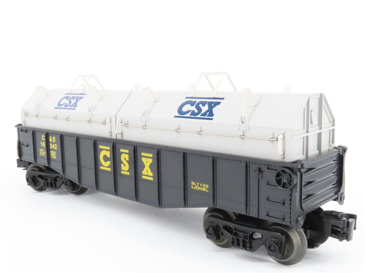 O Gauge 3-Rail Lionel 6-16342 CSX Gondola #16342 w/ Coil Covers