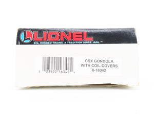 O Gauge 3-Rail Lionel 6-16342 CSX Gondola #16342 w/ Coil Covers