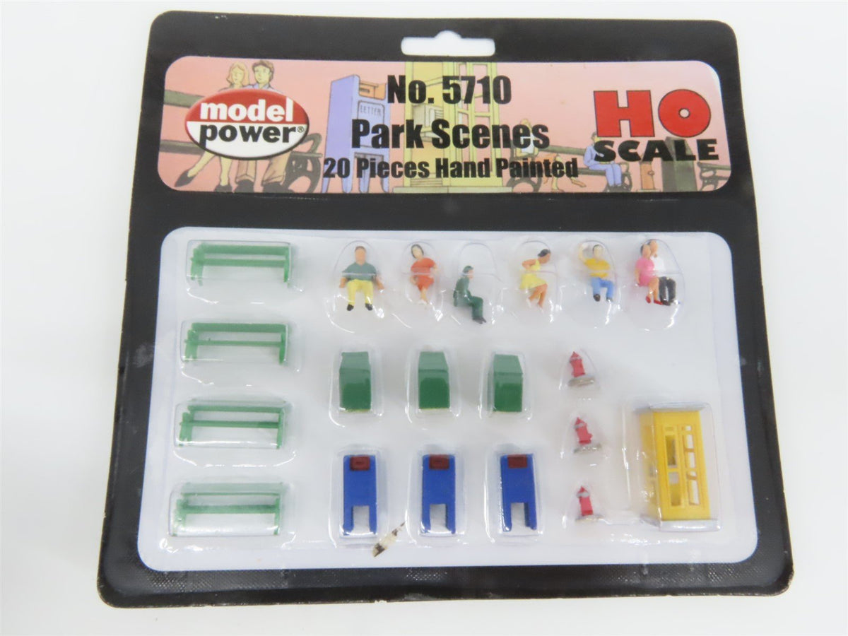 LOT of 12 HO Scale Model Power/Woodland Secnics People Figures &amp; Accessory Packs