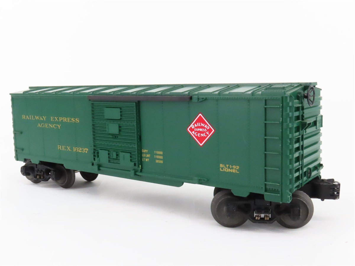 O Gauge 3-Rail Lionel 6-16237 REX Railway Express Agency Box Car #16237