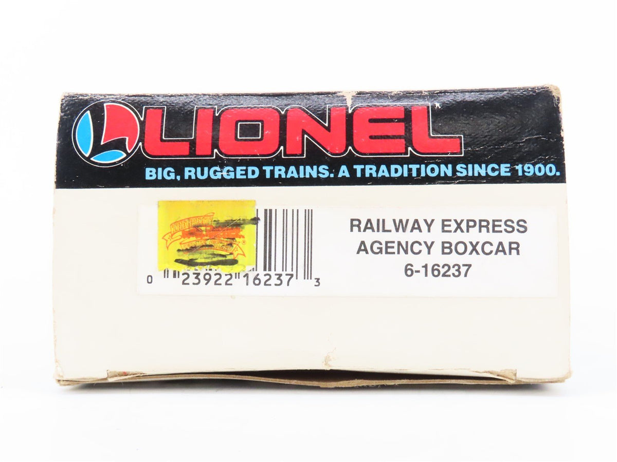 O Gauge 3-Rail Lionel 6-16237 REX Railway Express Agency Box Car #16237